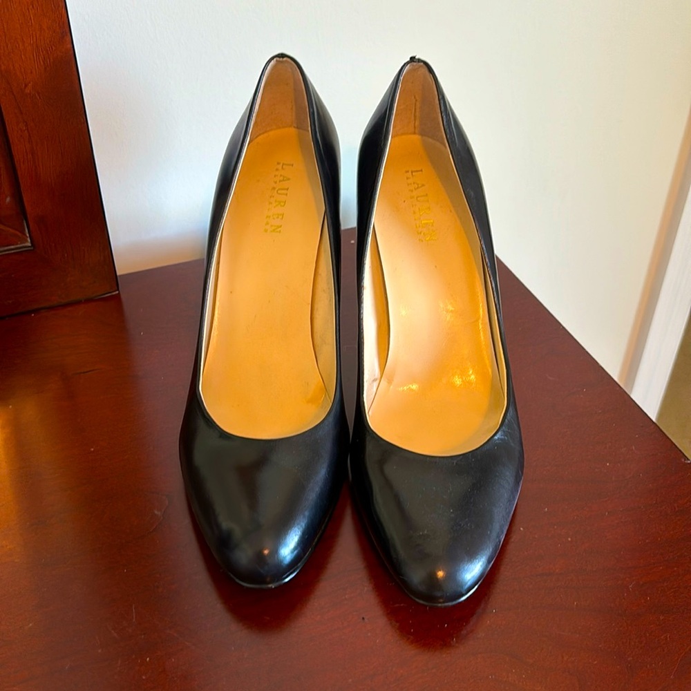 Ralph Lauren black heels